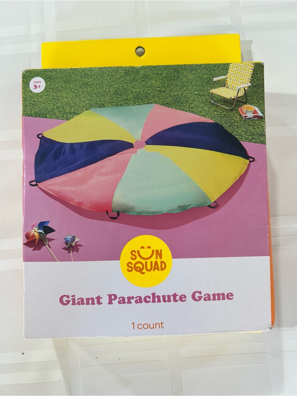 Sun Squad Giant Parachute Game - Multicolor NIB